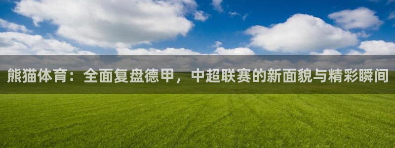 熊猫体育：全面复盘德甲，中超联赛的新面貌与精彩瞬间