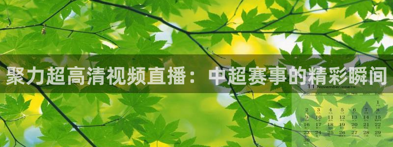 聚力超高清视频直播：中超赛事的精彩瞬间